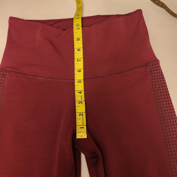 TKO Purple with Black Dots Workout Leggings - Picture 7 of 10